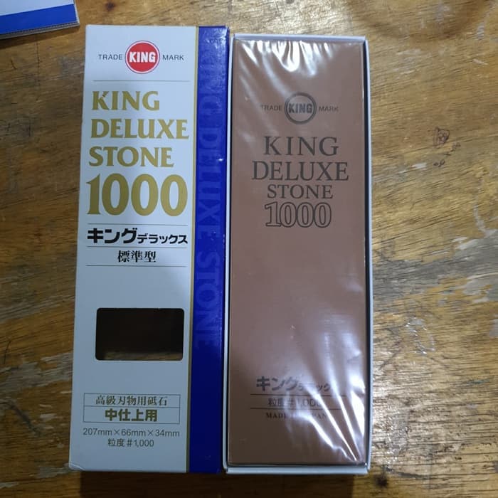 KING DELUXE STONE batu asah pisau # 1000