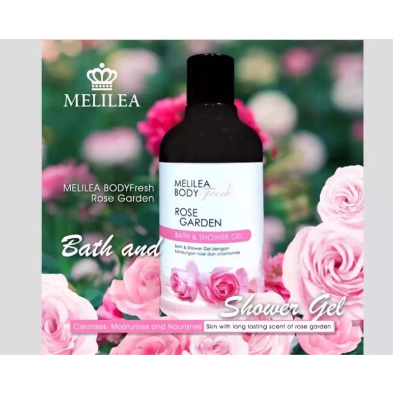 ROSE GARDEN MELILEA BODY BATH AND SHOWER GEL 300ml