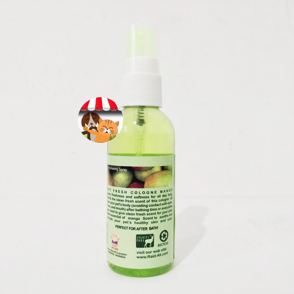 Parfum Kucing Anjing - Pet Fresh Cologne - Mango