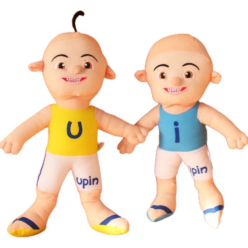 Boneka Upin dan Ipin Ukuran M Tinggi 35cm Berlabel SNI