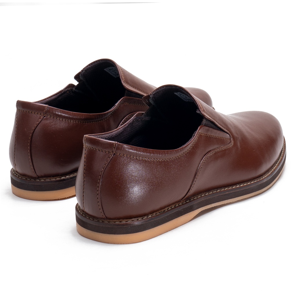 Sepatu Formal Pria Slip On Casual Kulit Asli Premium Fordza S.D336