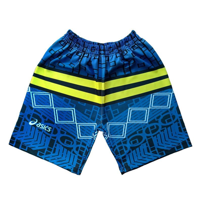 Celana kolor voli volly asic full printing terbaru/celana pendek