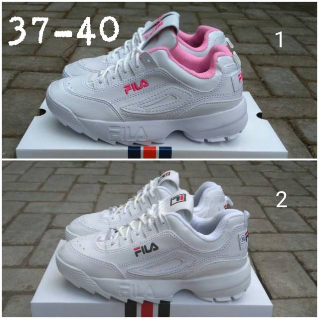 Sepafu fila disruptor 2 sepatu fila sabyan sepatu sneaker sport pasti berkualitas