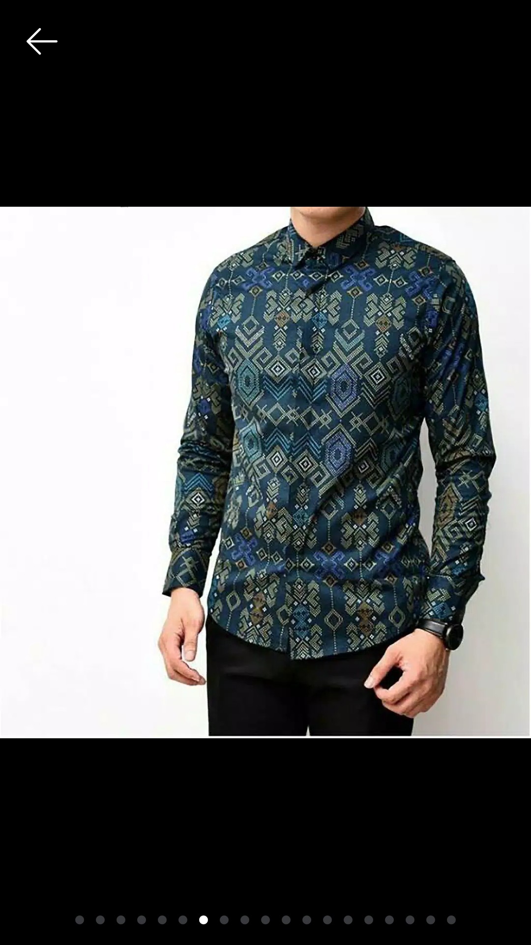 Kemeja Batik Songket Pria Modern