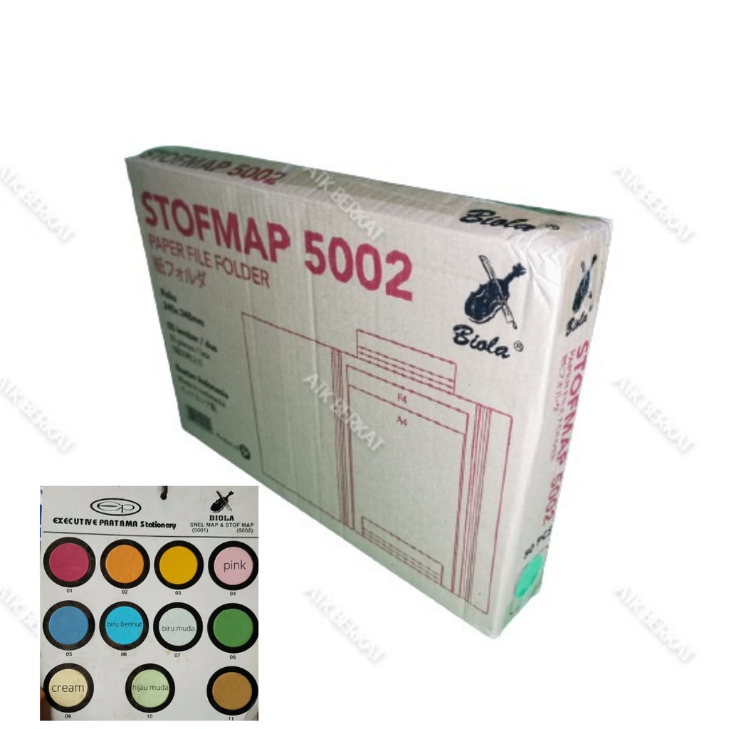 

[50pcs] Map folder Kertas stopmap buffalo Biola 5002