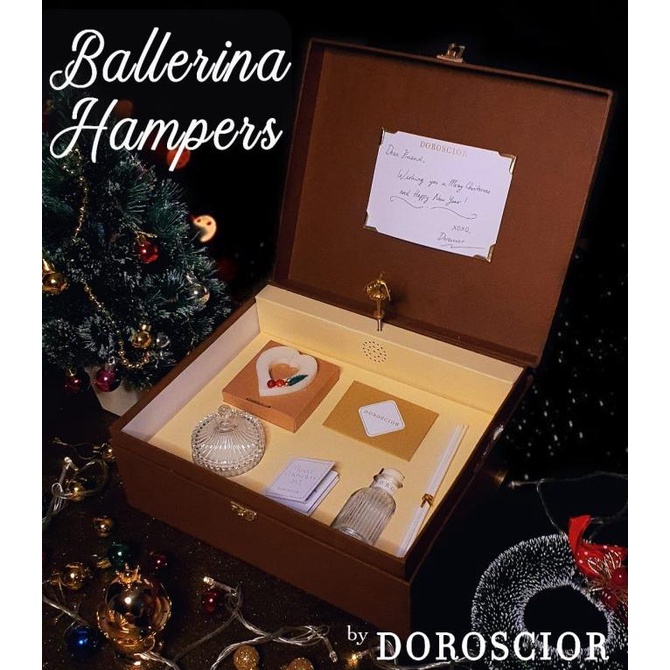 

BALLERINA HAMPERS GIFT BOX KADO HAMPERS NATAL MUSIC BOX DGFXG6563