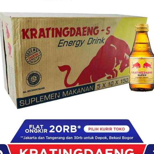 

Kratingdaeng Super Minuman Energi Kemasan Botol 150Ml - 25Pcs