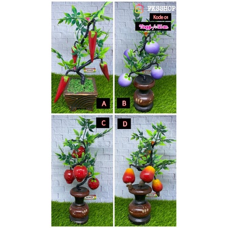 Buah Kayu / Buah Gantung / Hiasan Dinding dan Hiasan Dapur / Pajangan Hiasan Buah