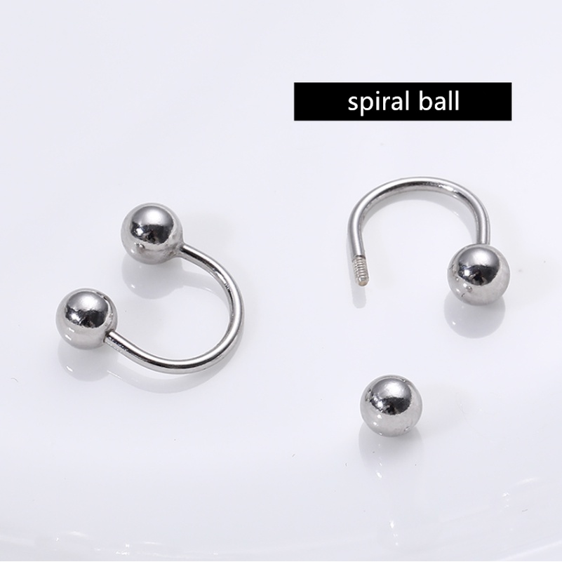 Magic789 1 Pasang Anting Tusuk Sterling Silver 925 Model Bola Kecil Untuk Unisexpriawanita