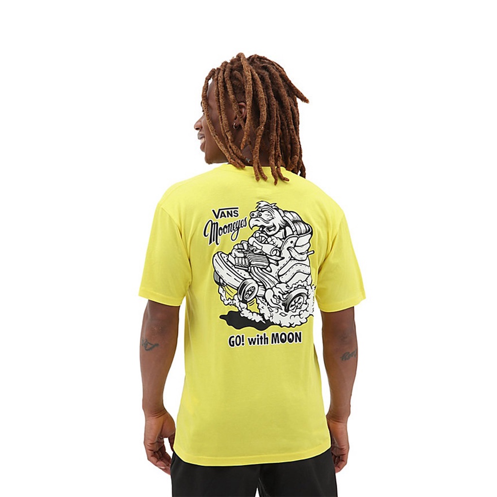 KAOS VANS OF THE WALL | MOON EYES SS TEE VIBRANT YELLOW