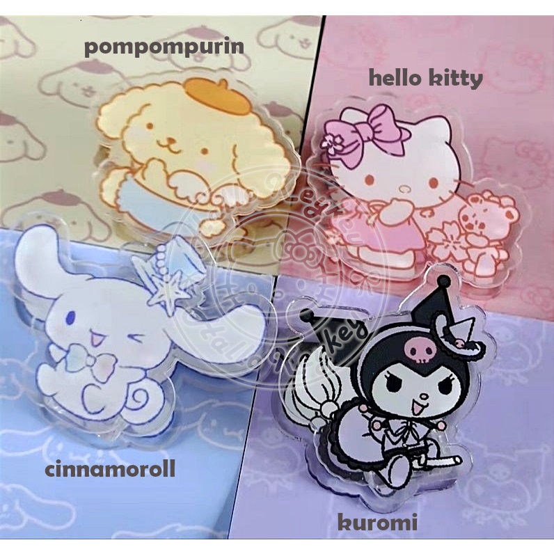 

paper clip klip kertas hello kitty cinnamoroll pompompurin kuromi