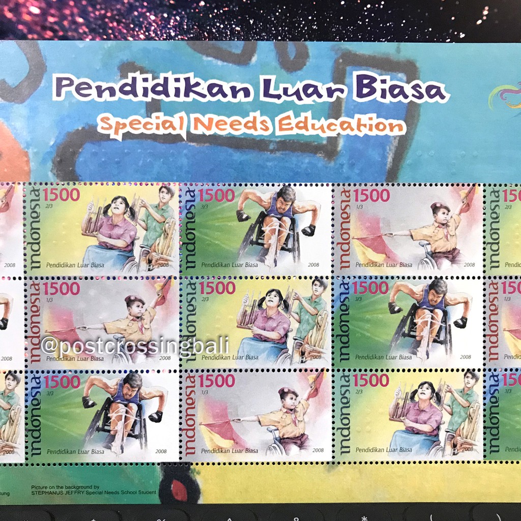 

Prangko Pendidikan Luar Biasa 2008 Special Needs Education Braille Perangko Filateli Postage Mint