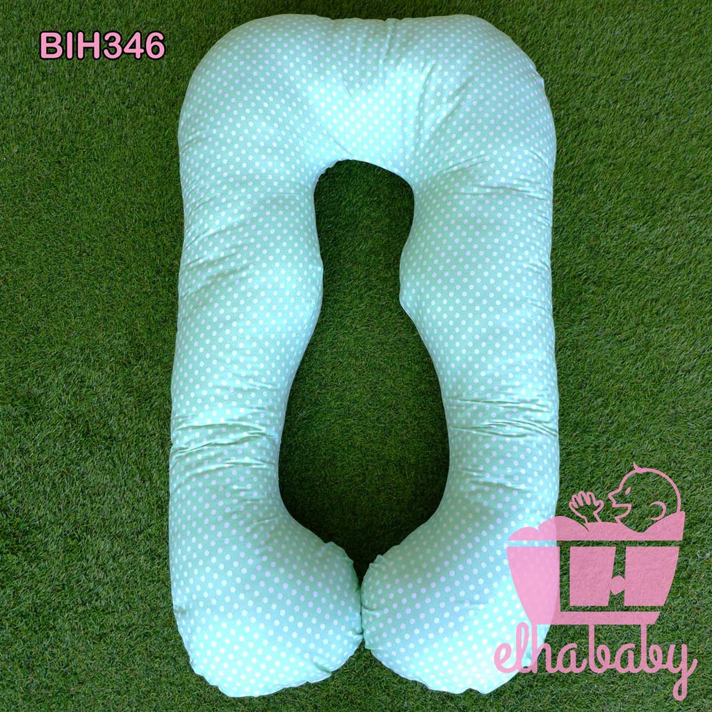 Bantal Ibu Hamil dan bayi Elha Baby multifungsi murah maternity pillow premium model U omiland