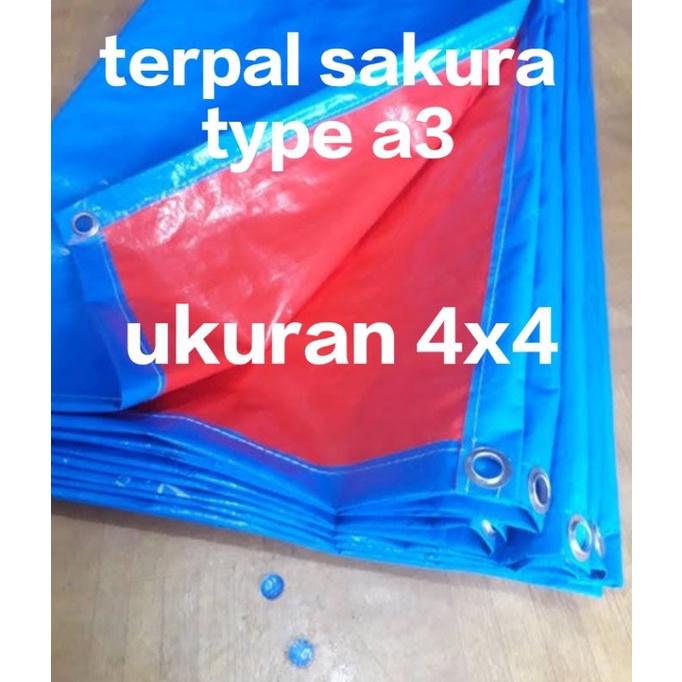 terpal sakura a3 ukuran 4x4