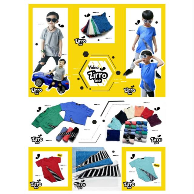 KAOS ANAK ZIRRO TEE KIDS BY KIDS DIARY