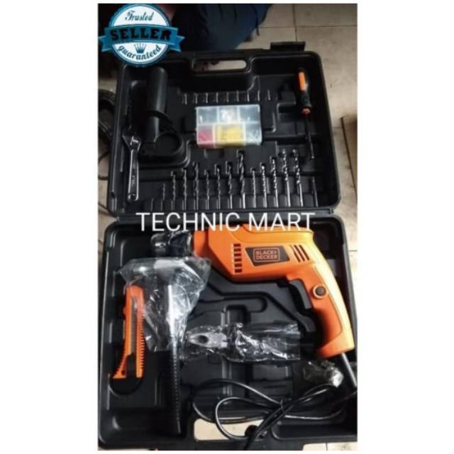 Mesin Bor Beton 13mm Black Decker 100 Acessories HD555KMPR