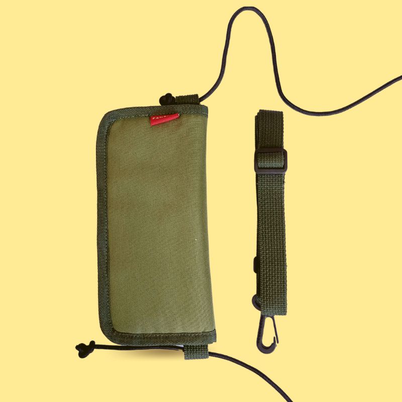 Tas Selempang Hp Mini Sako Hanging Fold Wallet Dompet Hp &amp; Kartu