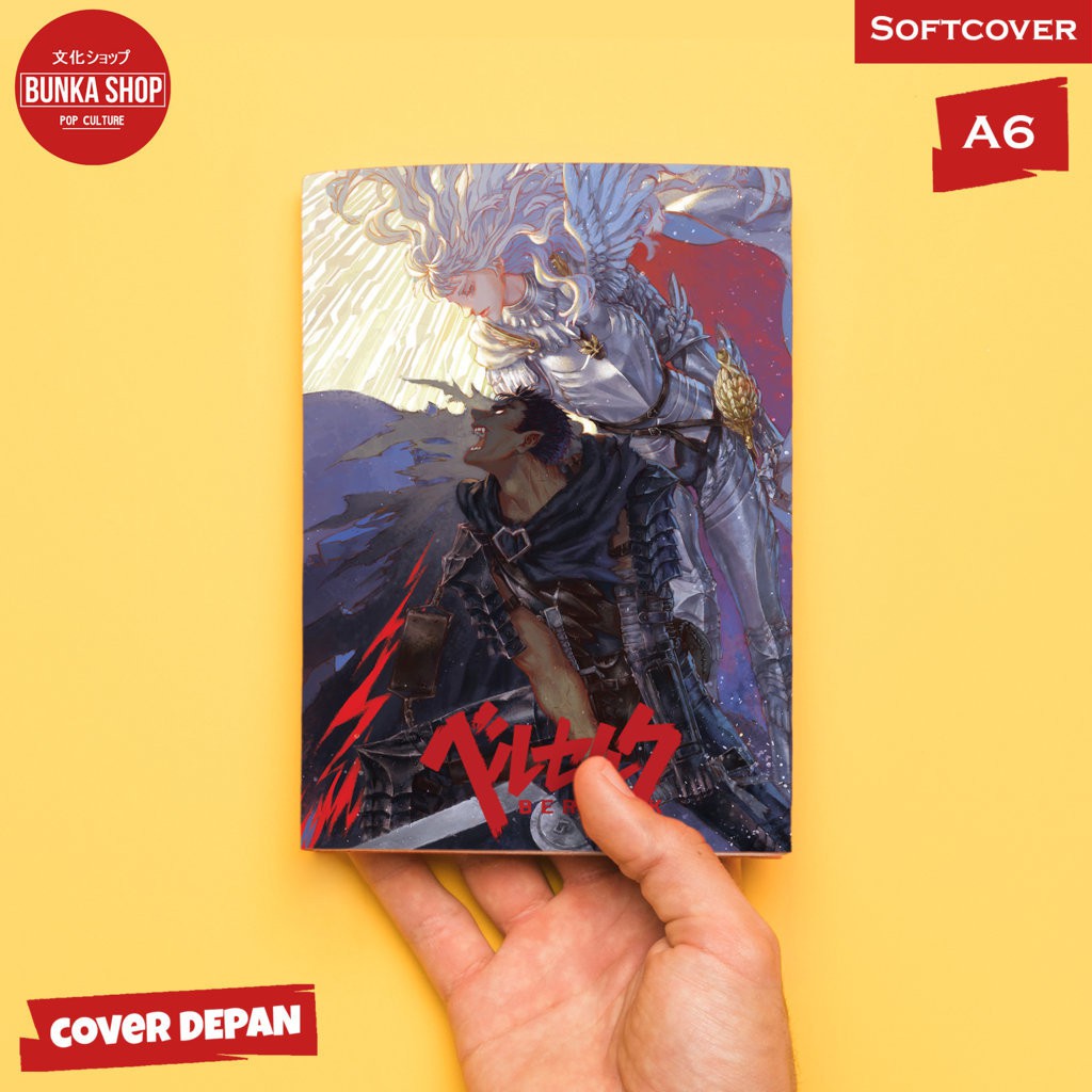 

Pocket Note Anime Berserk Rival Character Softcover A6 Buku Tulis Catatan Murah