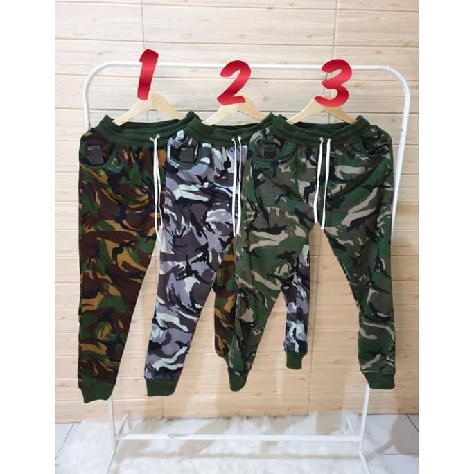 Pengiriman Cepat Joger Pria♎ Celana Jogger Loreng / Celana Panjang / Celana / Celana Training