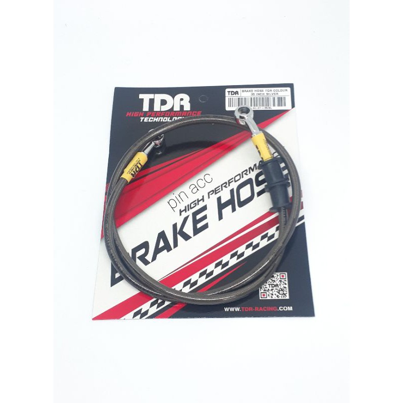 KABEL REM DEPAN/SELANG REM DEPAN 35 INCH(89CM) ( 60cm)CARBON HITAM ORIGINAL TDR RACING 100%