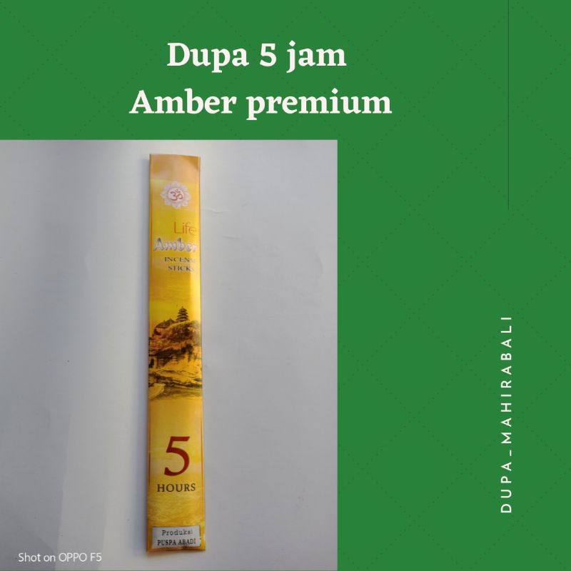 HIO DUPA WANGI AMBER/ DUPA BALI AROMATERAPI/ DUPA 5 JAM
