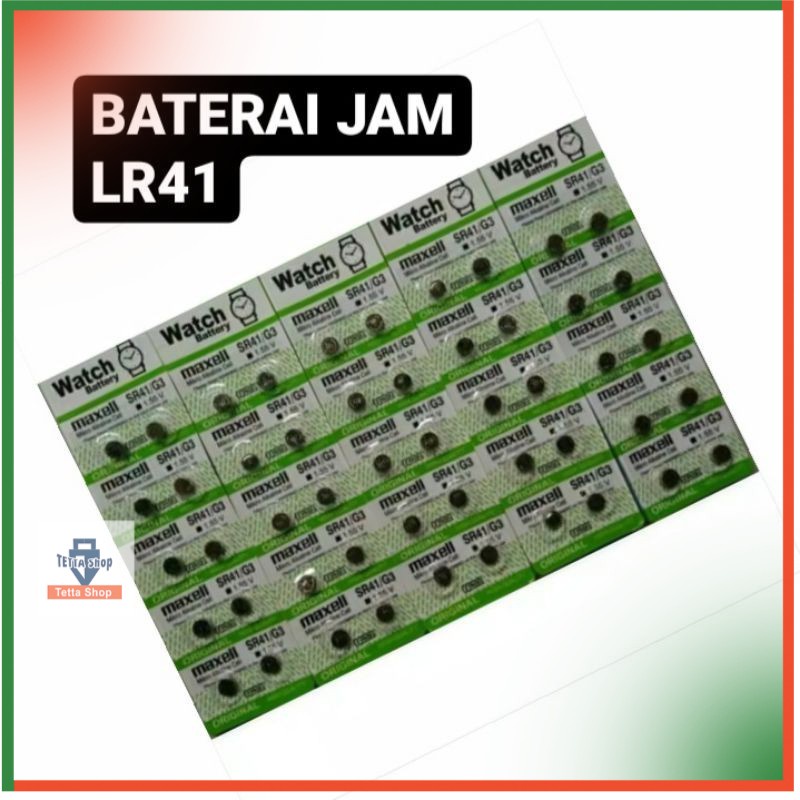 Baterai LR41 Buat Kolkulator dan Mainan Anak I Jam Tangan Kecil LR 41