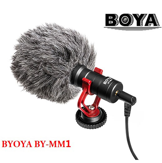 Boya Shotgun Microphone for Smartphone &amp; DSLR - BY-MM1HTM