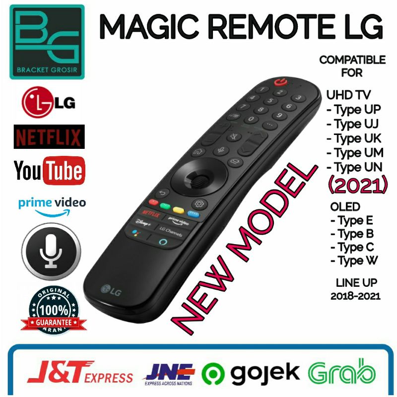 Magic Remote LG SMART  tv  New Model Dijamin Original Bisa untuk semua  TV LG Line Up 2017-2021