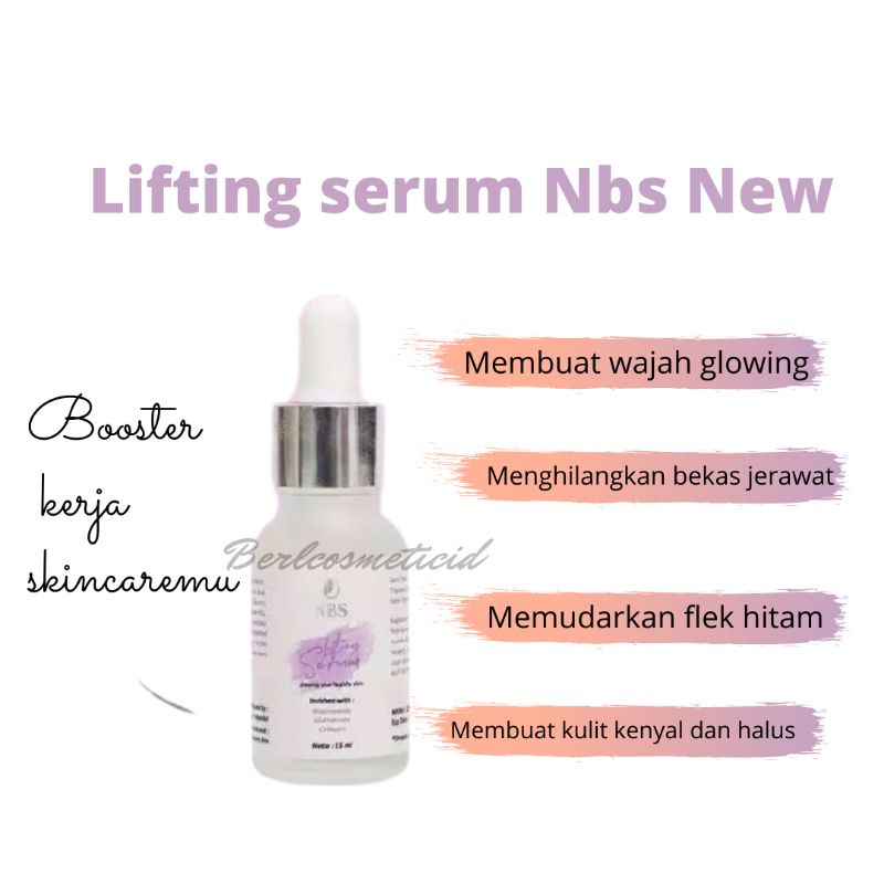Lifting serum Nbs skincare ultimate new original / serum glowing / flek hitam Nbs skincare