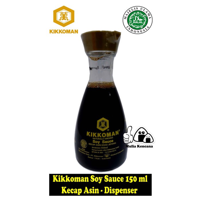 

KIKKOMAN SOY SAUCE DISPENSER BOTOL 150 ML