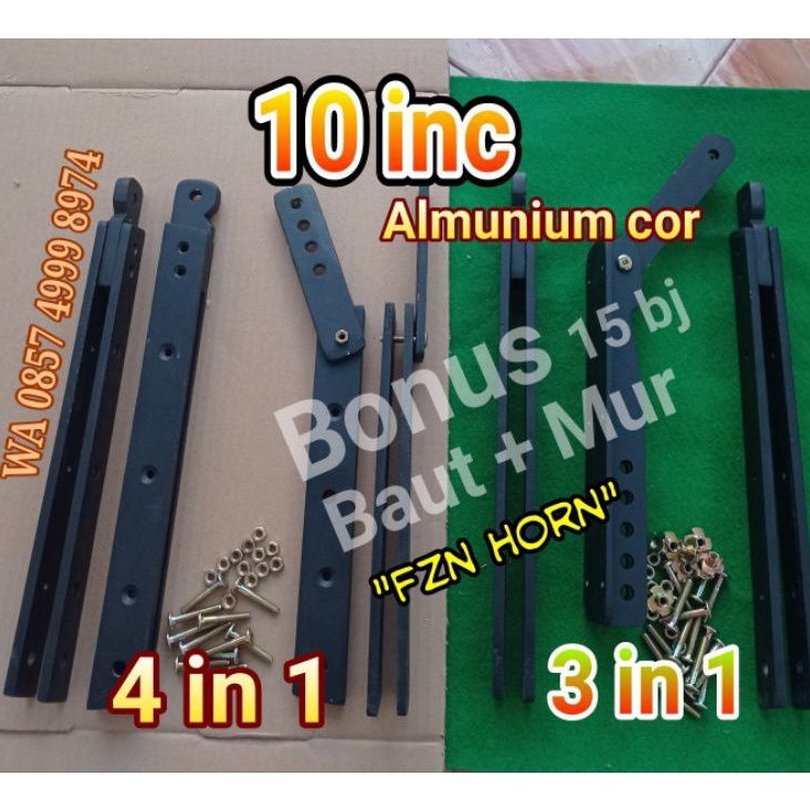 Brecket Vera 10" line array Almunium - Horn tweter driver twiter speaker