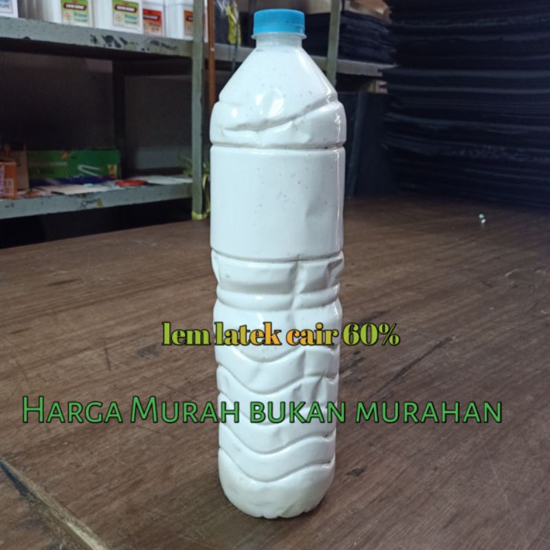 

lem latek cair 60%1,5l& lem kuning 1kg