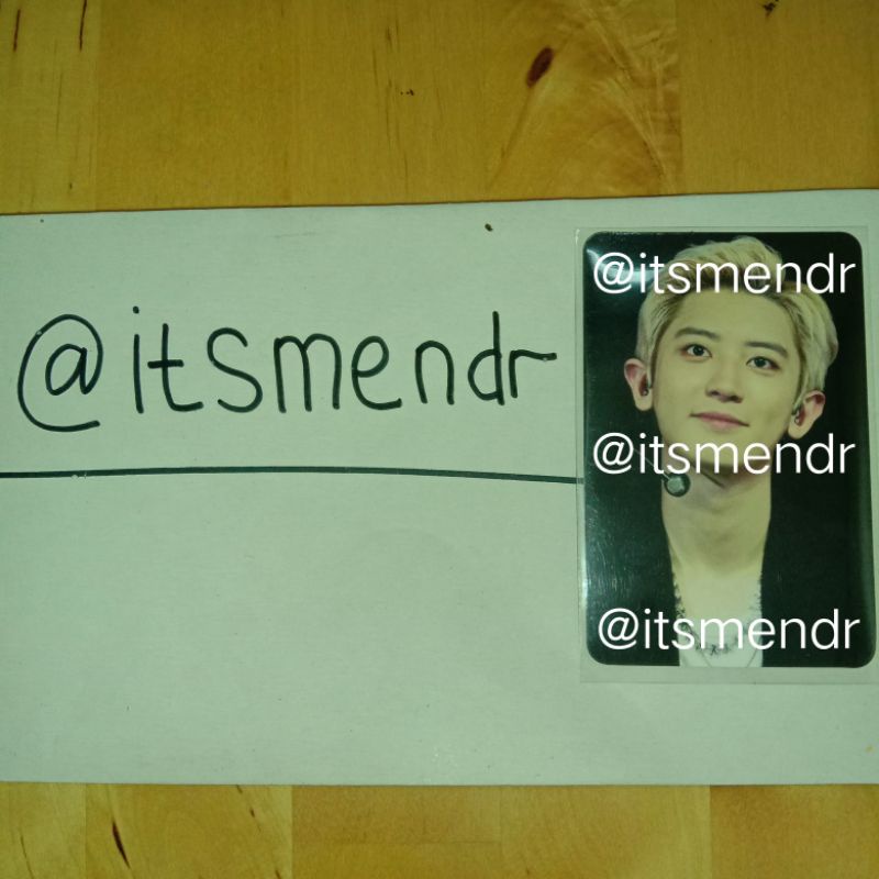 (BOOKED) PHOTOCARD OFFICIAL REGULAR DVD FILM LIVE JAPAN TOUR CHANYEOL EXO