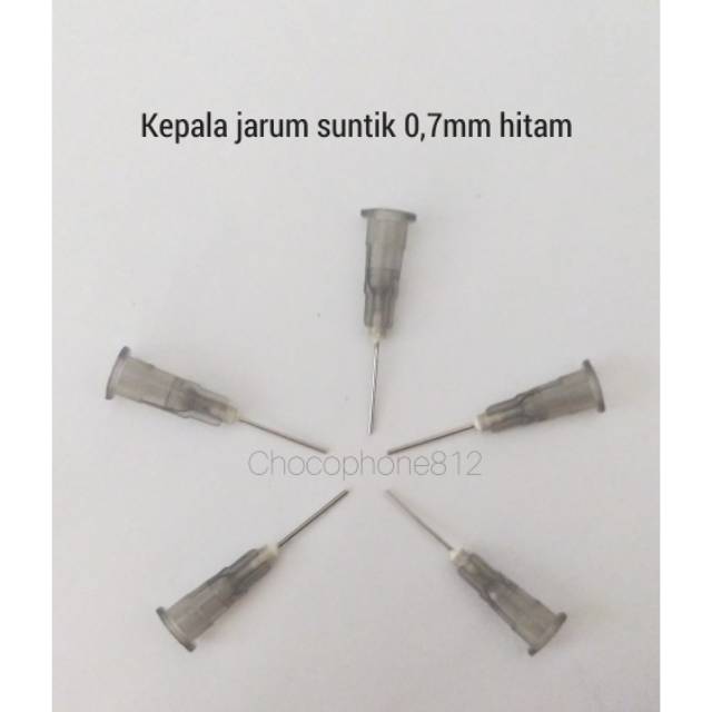 

Kepala jarum suntik 0,7mm hitam