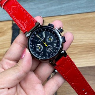 JAM TANGAN WANITA LV KULIT UKURAN 3.6CM II JAM TANGAN FSSHION FREE BOK ORIGINAL