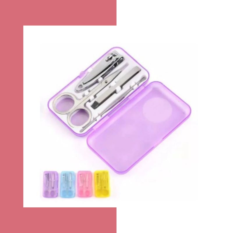 MENICURE PEDICURE MENI PEDI SET 4 IN 1 SHUDE GUNTINH KUKU CABUT BULU RAMBUT