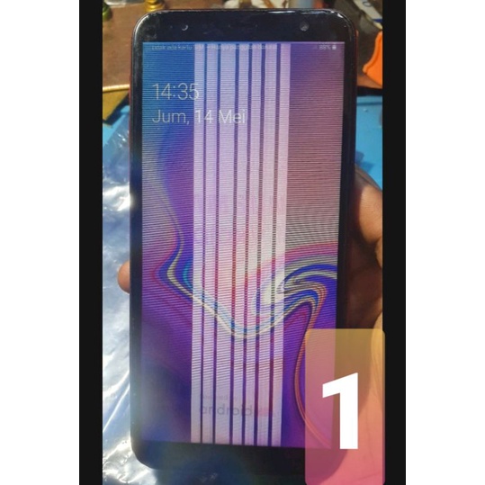 LCD Samsng J600 J6 2018 Original Sein copotan Minus