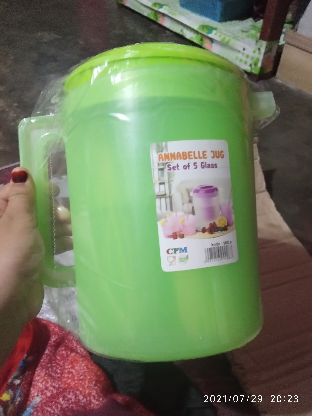 Teko Infused Yeppo Pitcher Anabelle  Water Gelas Water Jug Infused