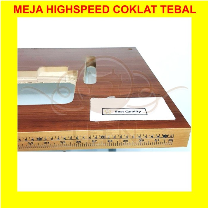 Meja Highspeed TEBAL Coklat Mesin Jahit High Speed Industri LEEN