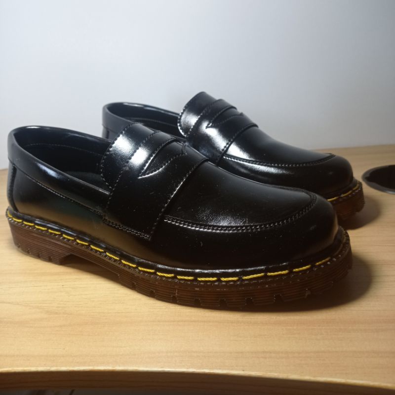 Alvaris-R-2 Penny loafer original pria  hitam loaferboi unisex pria wanita