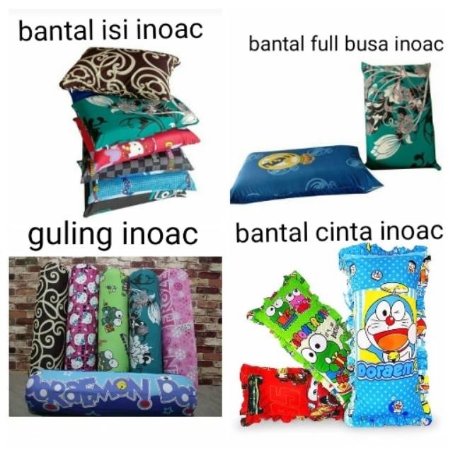 Termurah bantal/guling/bantal cinta busa inoac empuk