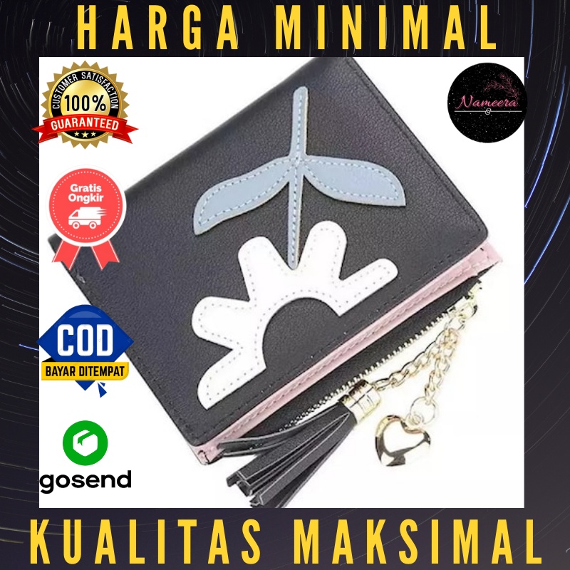Dompet Wanita Kecil Remaja Dewasa Cewek Mini Lucu Import Impor Batam Polos Terbaru Murah Style Korea