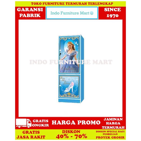 Lemari Buku Anak Lemari Buku Kea Panel Cinderella Moment Of Magic