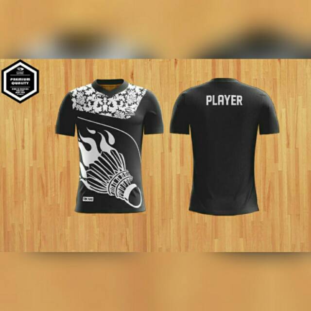 contoh design baju badminton