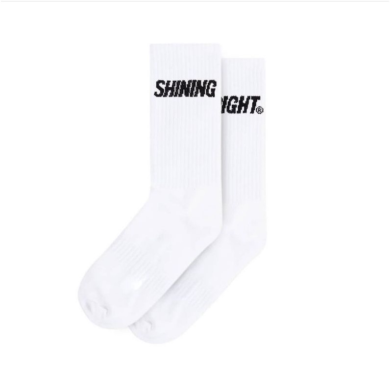 SHINING BRIGHT | SOCKS | WHITE | BLUE | KAOS KAKI ORIGINAL