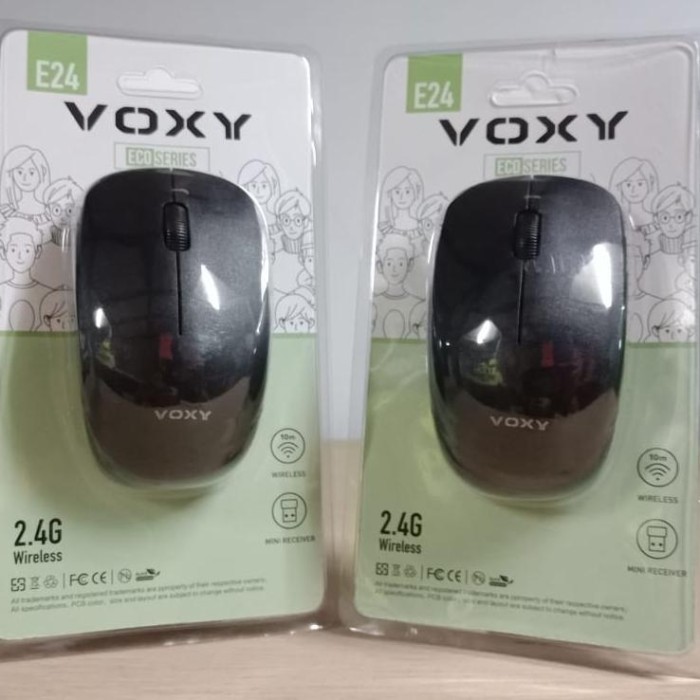 MOUSE WIRELESS VOXY E24 bonus baterai HARGA TERMURAH