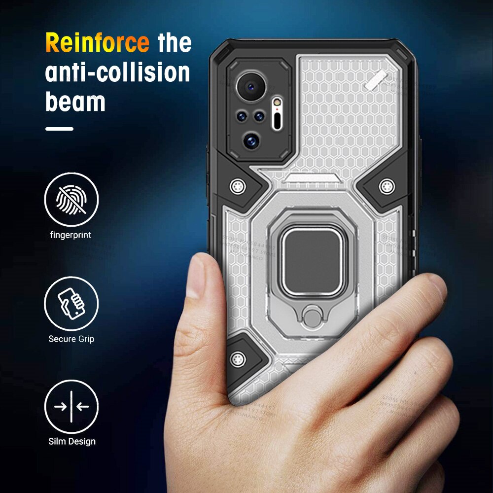 CASE XIAOMI POCPHONE POCO X3 GT / POCO F3 / POCO M3 HARDCASE HYBIRD WARRIOR RING ARMOR SPACE CAPSULE CASING