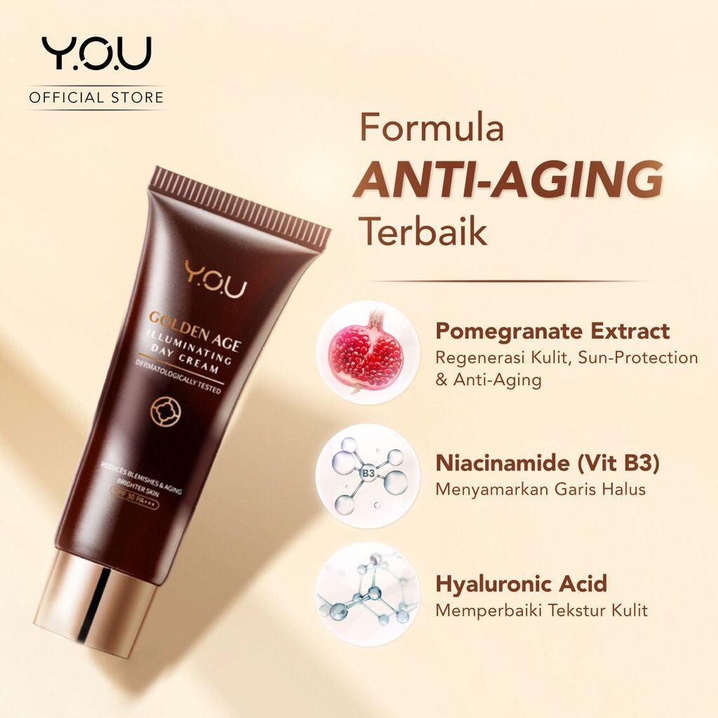 [Emperor] YOU Golden Age Illuminating Day Cream 30g Total Radical Protection with SPF 30 PA+++