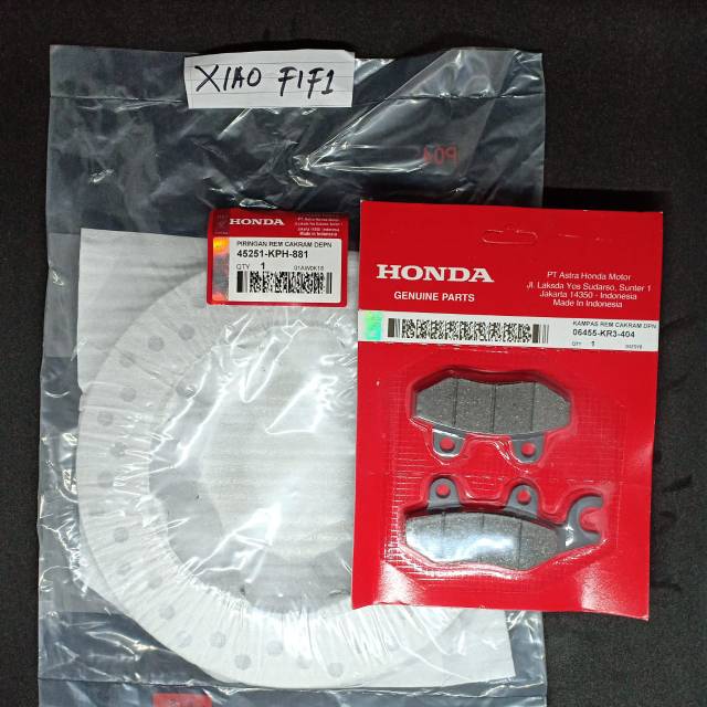 Piringan cakram depan+dispad kharisma, Supra x125