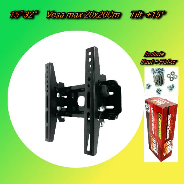 BRACKET TV 32 INCH - BREKET TV 32 - BRAKET TV 32 - BISA UNTUK SAMSUNG SMART TV SERI N4300/T4300